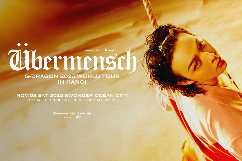 G-DRAGON 2025 WORLD TOUR [Übermensch] IN HANOI, presented by